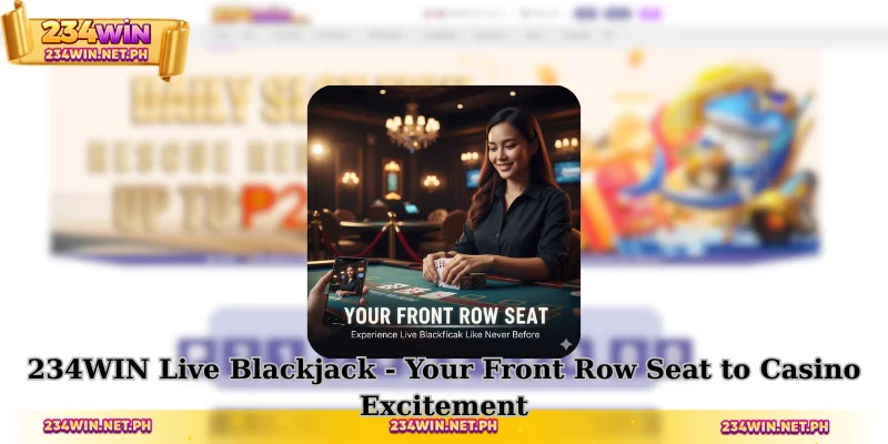 234WIN Live Blackjack - Your Front Row Seat to Casino Excitement
