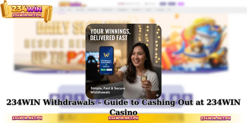 234WIN Withdrawals - Guide to Cashing Out at 234WIN Casino