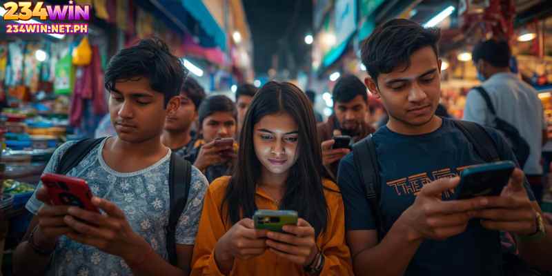        Mobile devices dominate the online gaming market in South Asia.