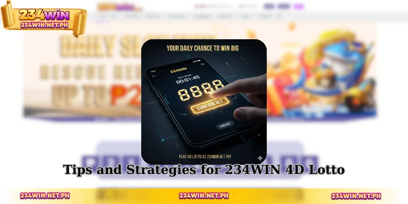 Tips and Strategies for 234WIN 4D Lotto