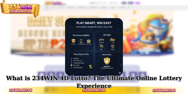 What is 234WIN 4D Lotto? The Ultimate Online Lottery Experience