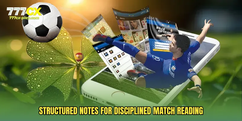Structured notes for disciplined match reading